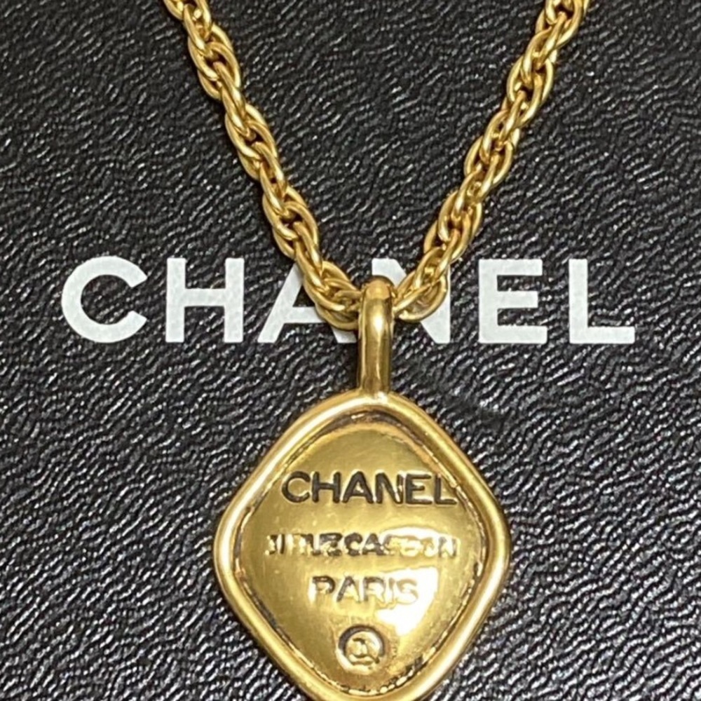 Chanel Vintage Coco Mark Cambon gold plated necklace with COA - Picture 2 of 6